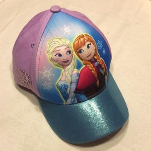 Disney Girls Frozen Elsa Anna Baseball Cap